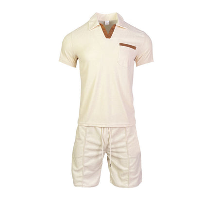 Herren Sportshirt Kurzarm mit Tasche und Laufshorts
