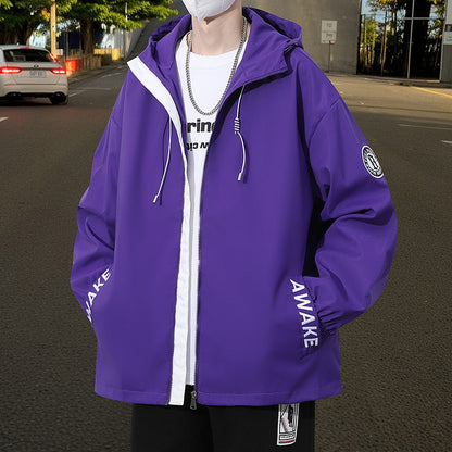Wasserdichte Outdoorjacke Unisex Praktisch Mit Taschen
