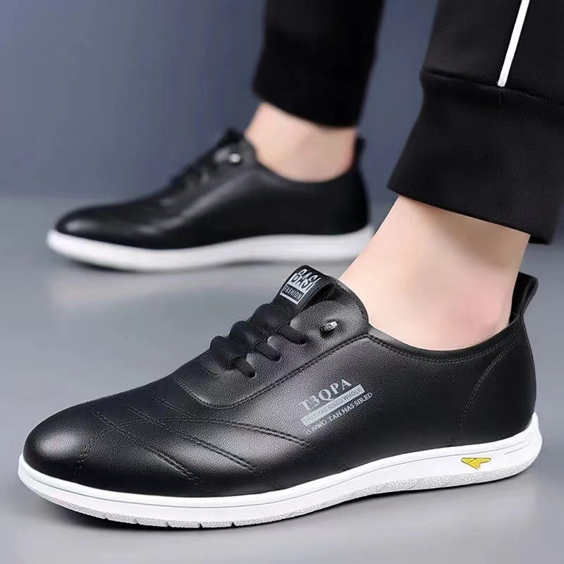 Damen Sneaker Leder Bequem Elegante Mode