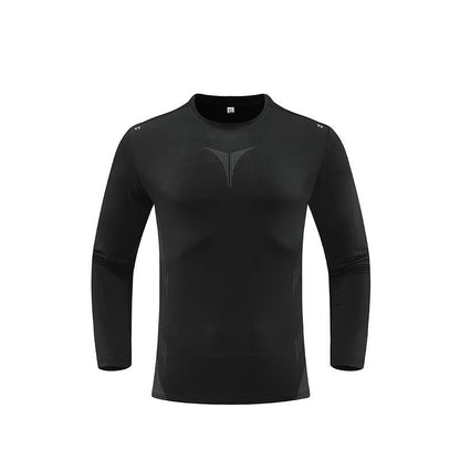 Herren Trainingsshirt Atmungsaktiv Langarm Sport