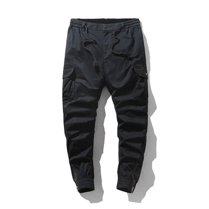Herren Cargo-Hose elastisch mit Seitentaschen Bequem