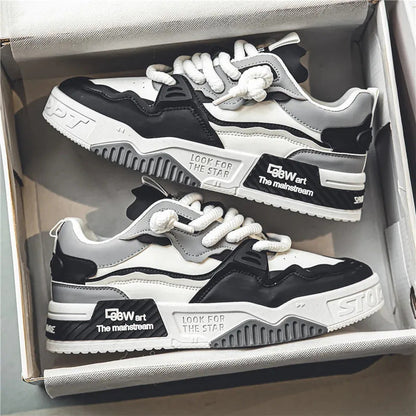 Damen Plateausneaker Hoch Modisch mit Schnürsystem