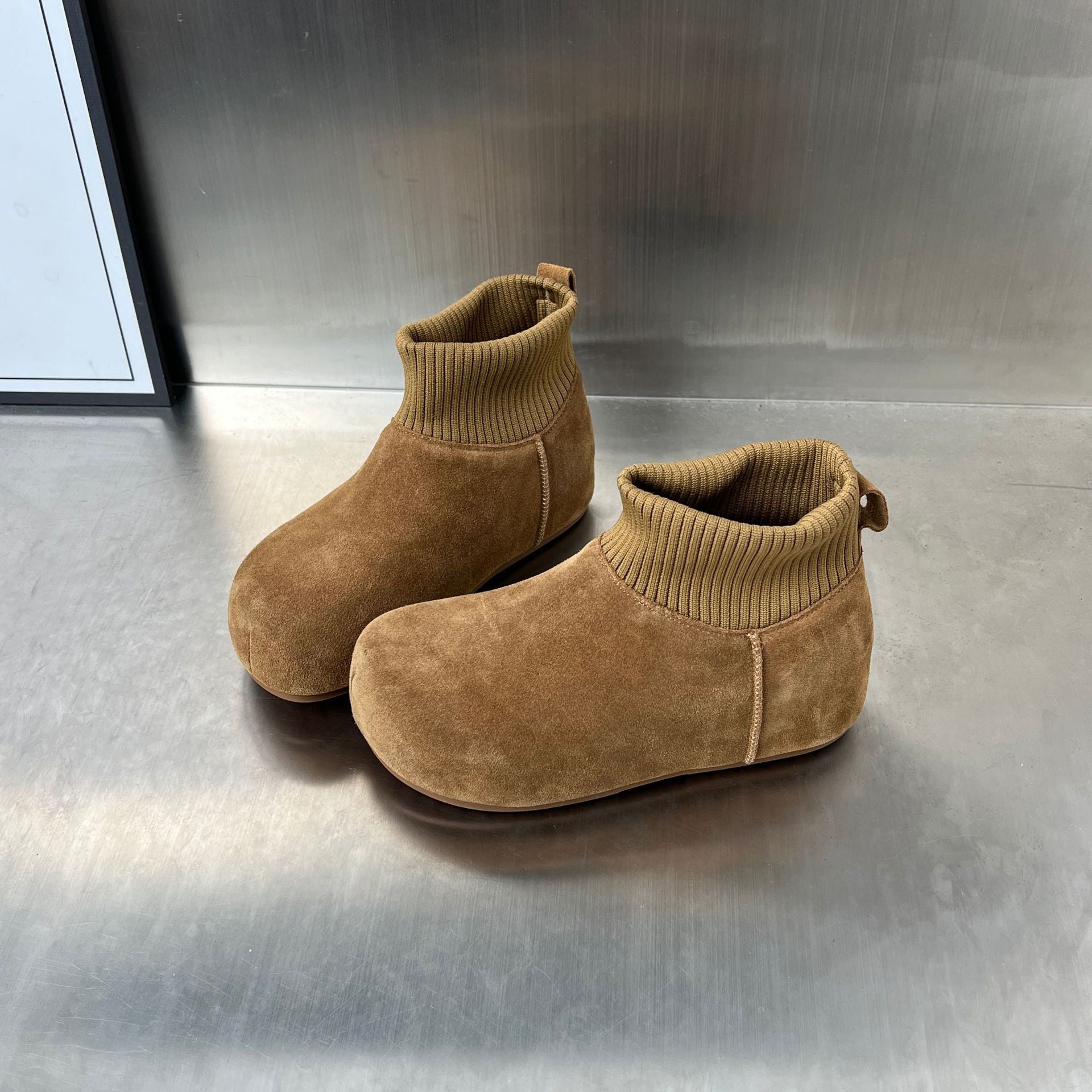 Damen Winterstiefel Bequem Weich Warm mit Kragen - BerlinGlamour