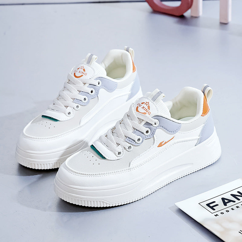 Damen Sneaker Hochplateau Atmungsaktiv Mode Schuhe