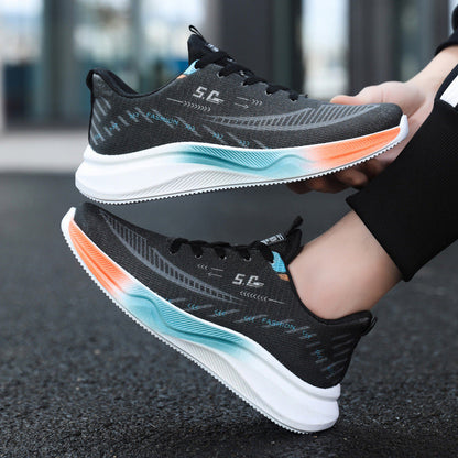 Damen Laufschuhe Sportlich Atmungsaktiv Weiß