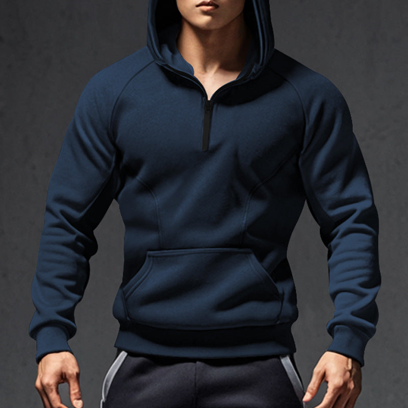 Herren Kapuzenpullover Mit Kängurutasche Modern Sportlich