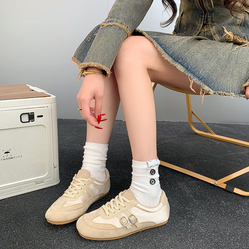 Damen Sneaker Sportlich Wildleder Ergonomisch