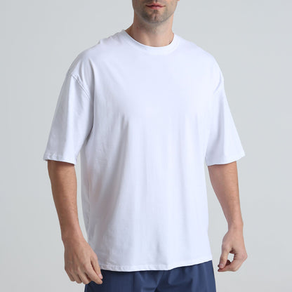 Herren T-Shirt Bequem Loose Fit aus Baumwolle