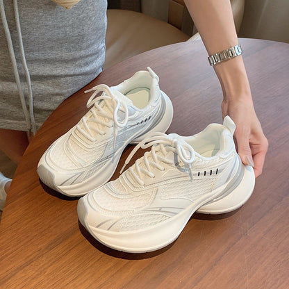 Damen Sneaker atmungsaktiv Netzdesign Sportlich