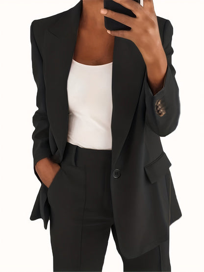 Damen Blazer Oversize Elegant Modern