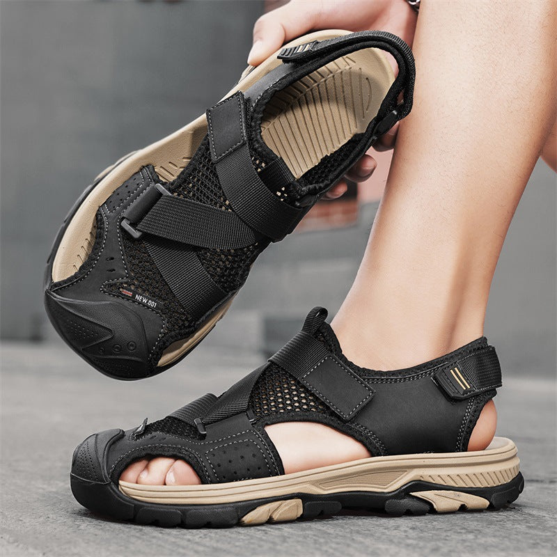 Herren Outdoor-Sandalen Verstellbar Rutschfest Sommer
