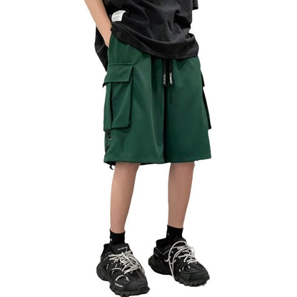 Herren Cargo Shorts Bequem Verstellbar Praktisch