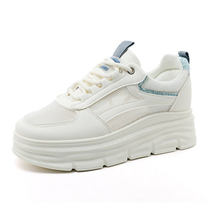 Damen Sneaker Chunky Plateau atmungsaktiv Modern