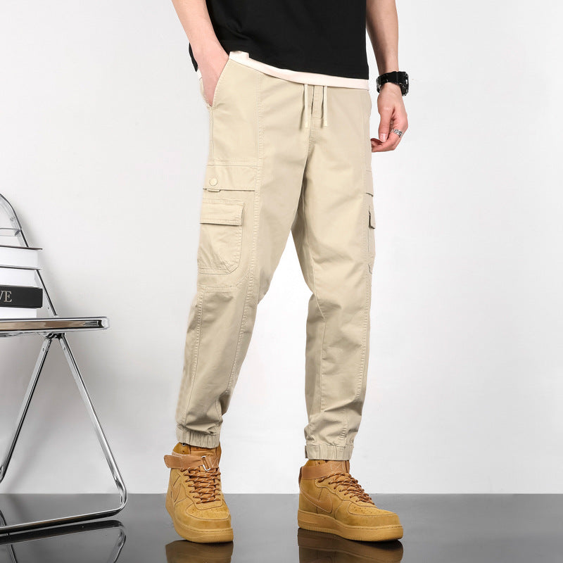Herren Cargo-Hose Praktisch Mit Seitentaschen Größe - BerlinGlamour