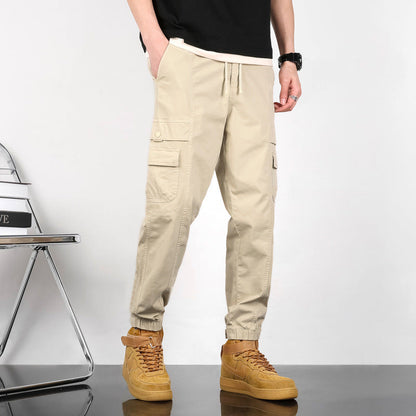 Herren Cargo-Hose Praktisch Mit Seitentaschen Größe - BerlinGlamour
