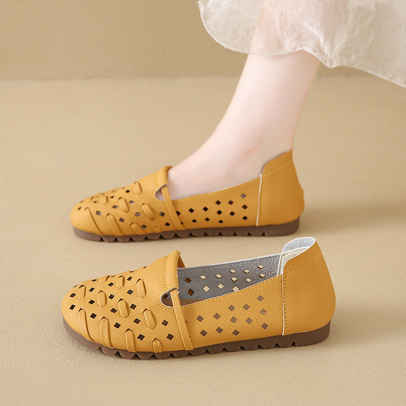 Damen Slipper Atmungsaktiv Komfortabel Cut-Out Design