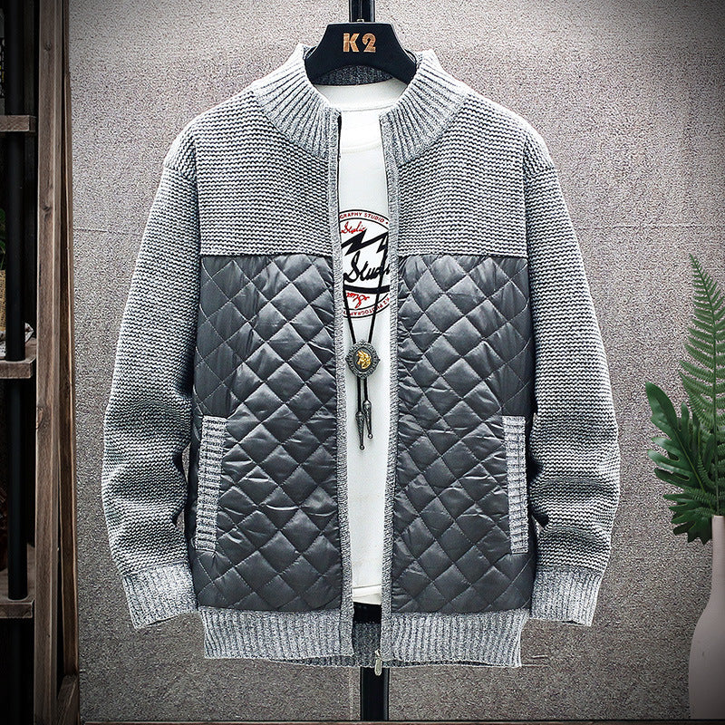 Herren Steppjacke Übergangsjacke Gesteppt Modern
