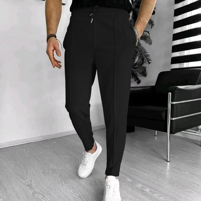 Herren Freizeithose Elastisch Mit Muster Trendig