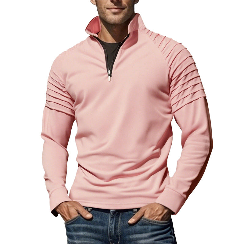 Herren Funktionspullover Halbzipp Modern Sportlich