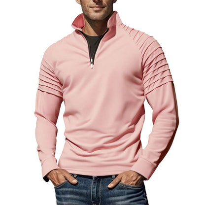 Herren Funktionspullover Halbzipp Modern Sportlich