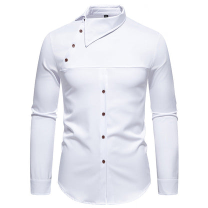 Herren Hemd Asymmetrischer Kragen Modern Berlin Style