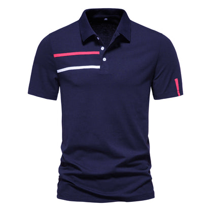 Herren Poloshirt Modern mit Farbdesign und Style