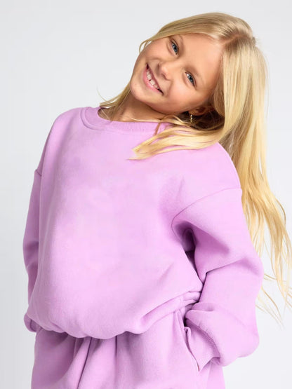 Damen Sweat-Set Bequem Voluminöses Oberteil Jogginghose