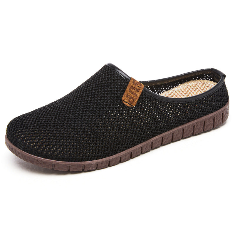 Damen Slipper Atmungsaktiv Mesh Rutschfest Bequem