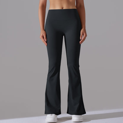 Fitnesshose Damengröße mit Hochem Bund Formende Leggings