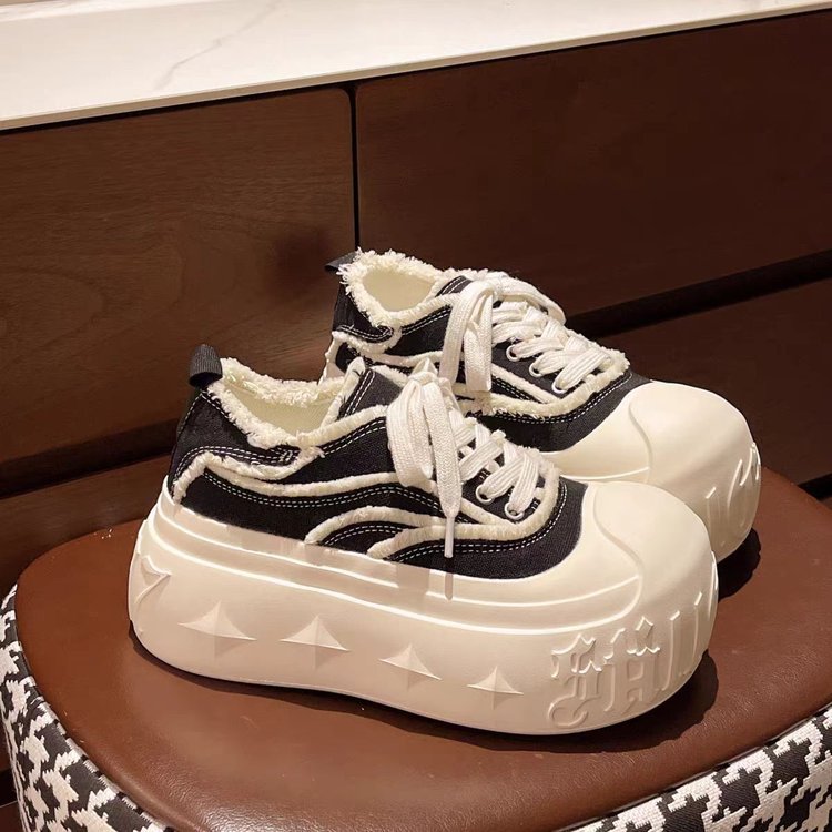 Damen Sneaker Plüschig Chunky Dicke Sohle Winter - BerlinGlamour