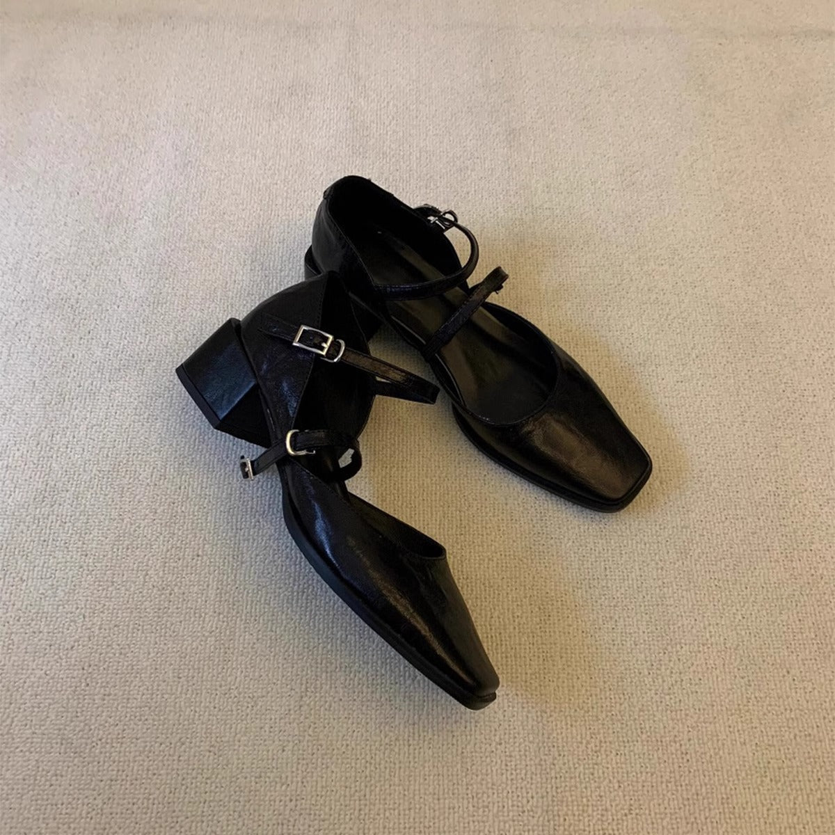Damen Slingback Ballerinas Elegante Lederschuhe Verstellbar - BerlinGlamour