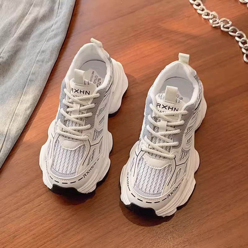 Bequeme Damen Sneaker Atmungsaktiv Sportlich Mode