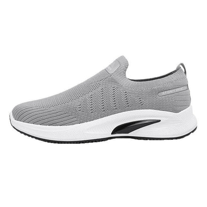 Damen Sneaker Bequem Atmungsaktiv Strick Obermaterial
