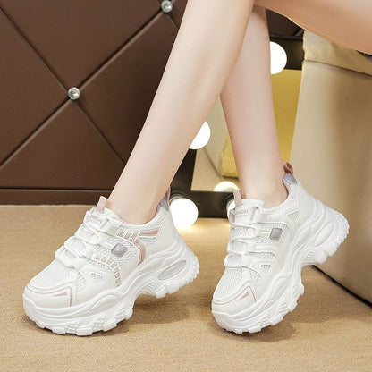 Damen Sneaker Sport Laufschuhe Atmungsaktiv Rutschfest