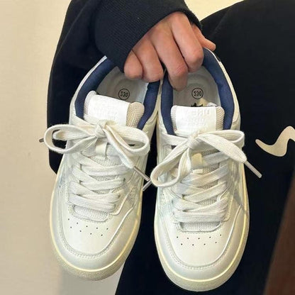 Damen Sneaker Retro Style Bequem Gepolstert