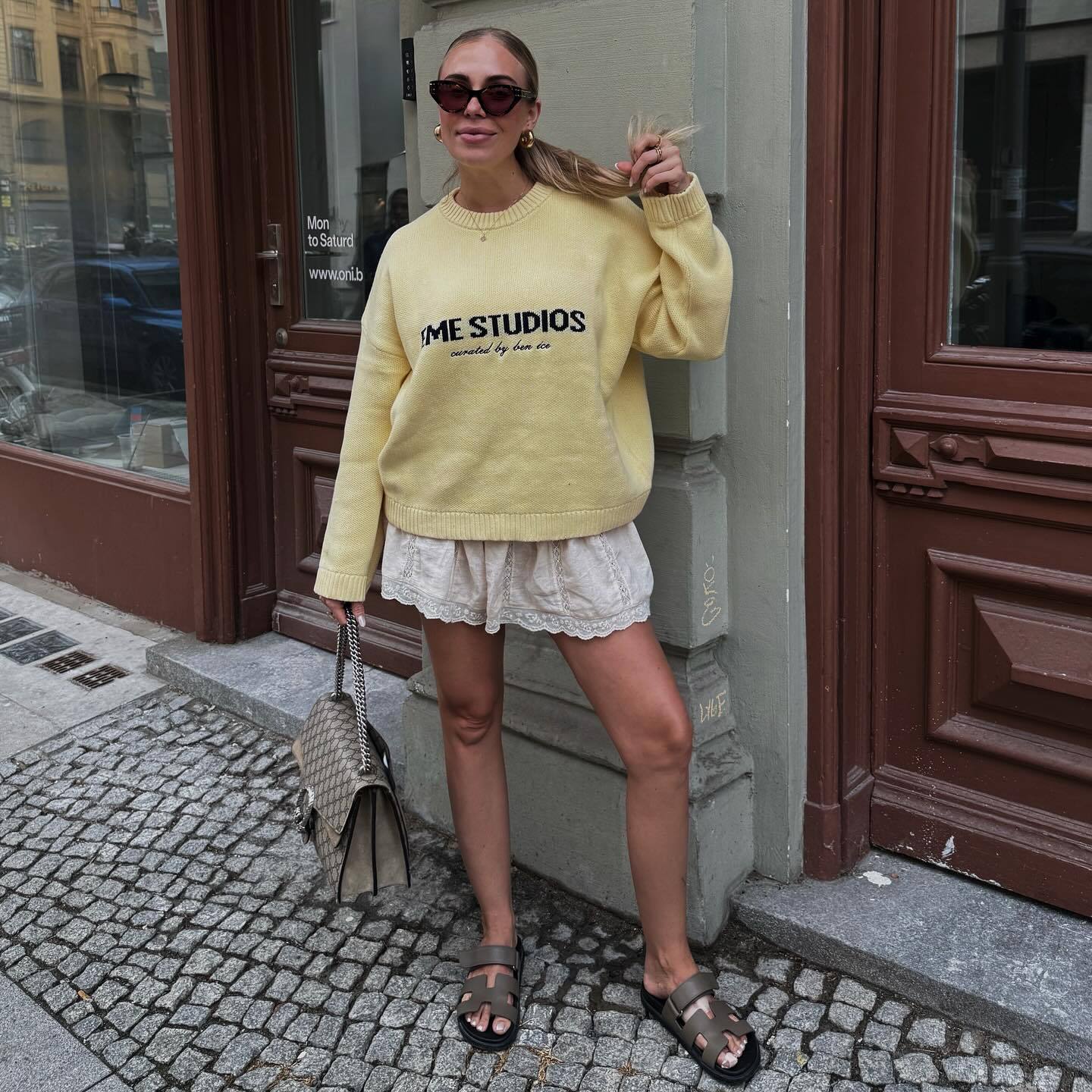 Damen Oversized Pullover Groß Geschnitten Modern
