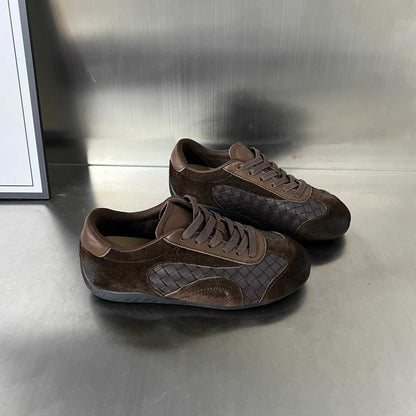 Damen Sneaker Sportlich Veloursleder Modern