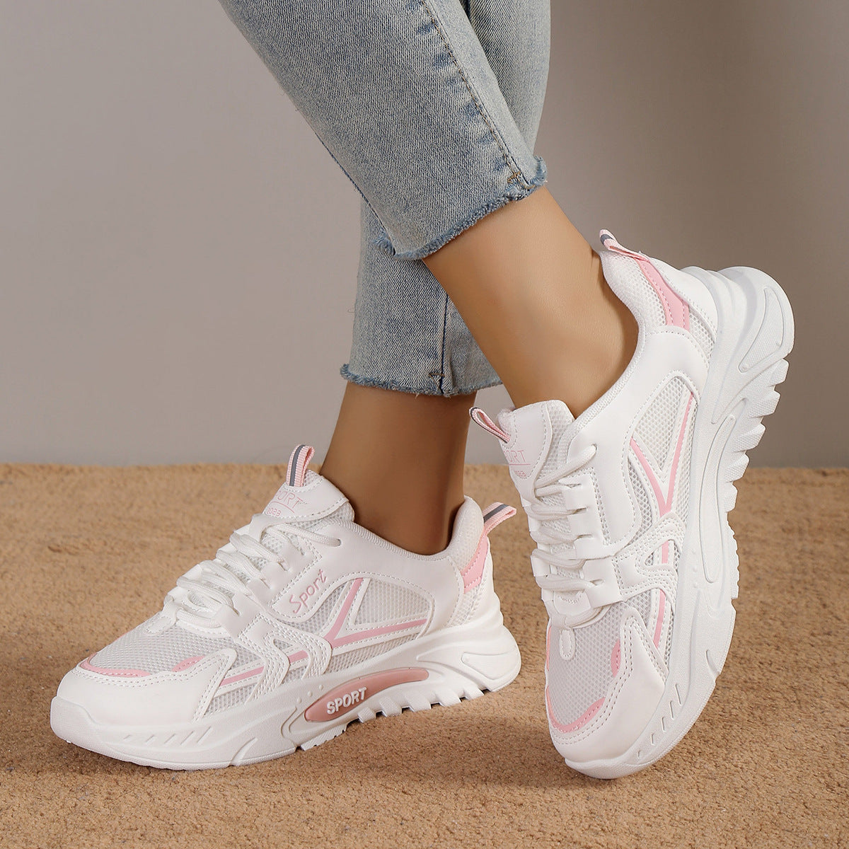 Damen Laufschuhe Atmungsaktiv Mesh Dämpfung - BerlinGlamour
