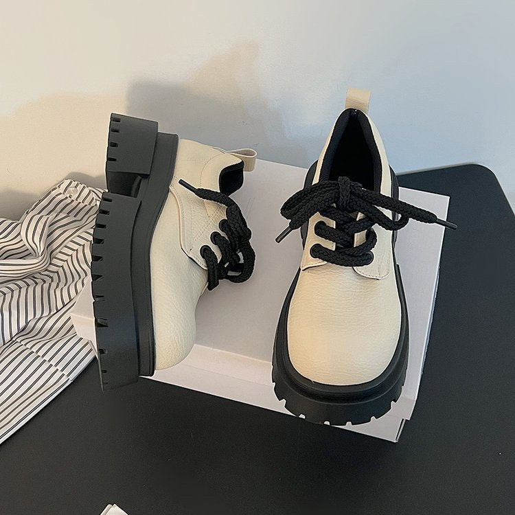 Damen Chunky Schuhe Hoch Dickes Profil Modern