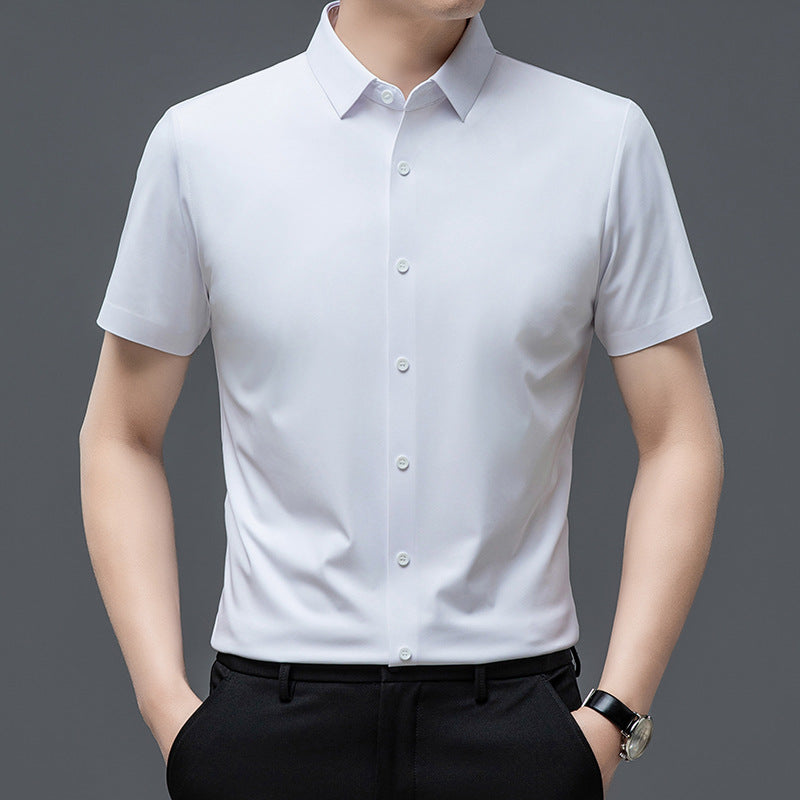 Herren Kurzarmhemd Elegante Baumwolle Modern - BerlinGlamour