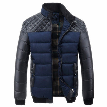 Herren Technikjacke Gesteppt Modern Slim Fit