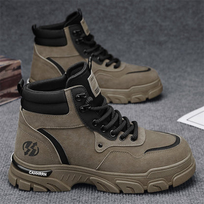 Damen Sportstiefel High-Top Robust Laufsohlen Damenschuhe
