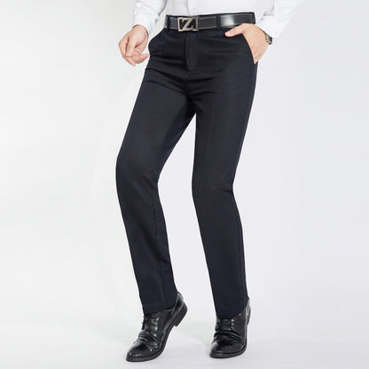 Herren Business-Hose Elegant Stretch Komfort Schwarz