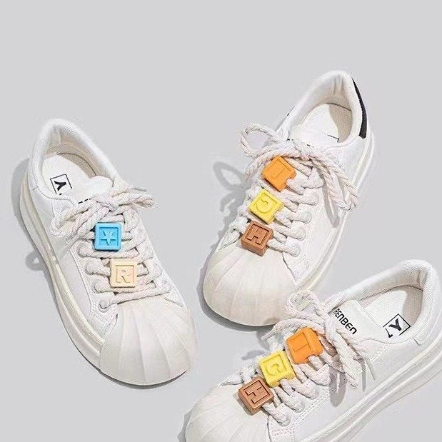 Damen Sneaker Bequem Plateau Sohle Bunt