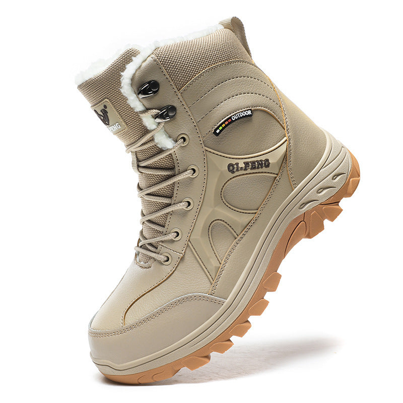 Wanderschuhe Damen Winter Warm Isolierend Rutschfest