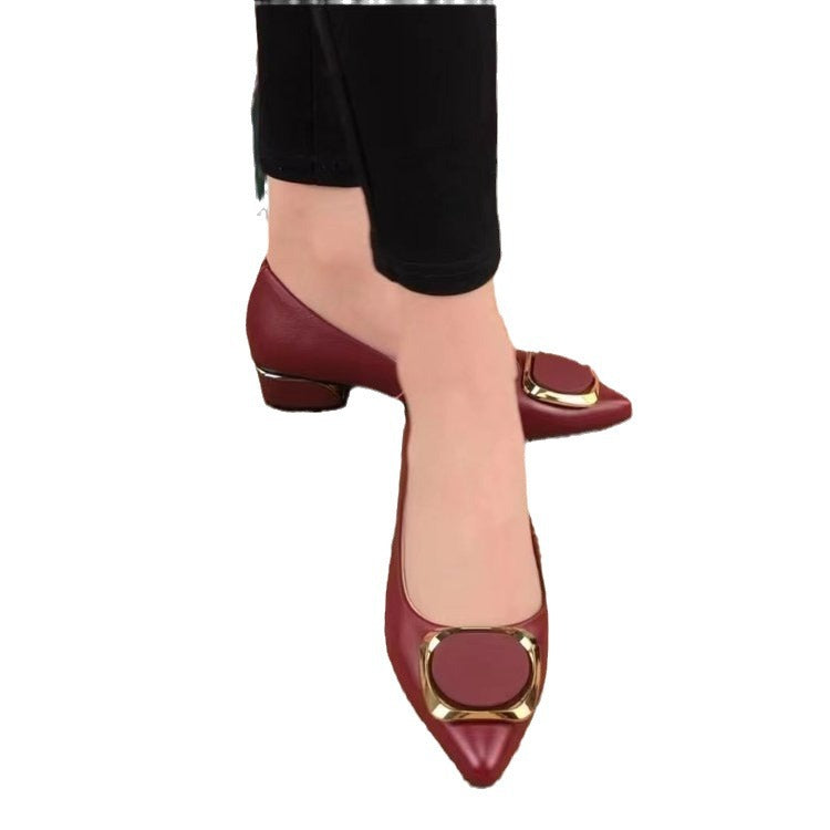 Damen Pumps Klassisch mit Nieten und Strass