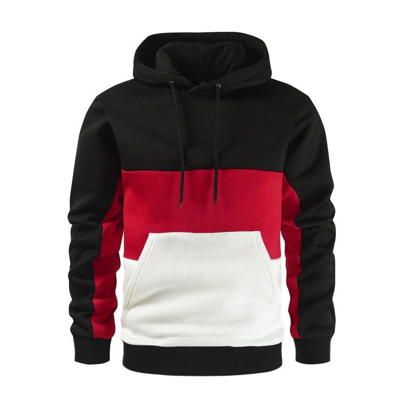 Herren Sportpullover Kapuzenpulli Farbblock Design Modern