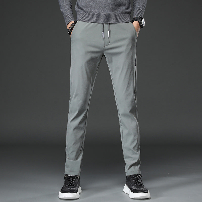Herren Sporthose Slim Fit Elastisch mit Reißverschlusstaschen