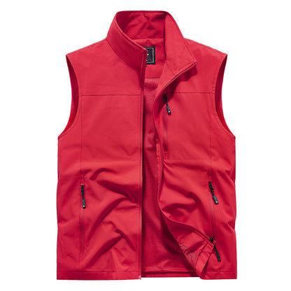Herren Outdoor-Weste Funktionell Wasserdicht atmungsaktiv