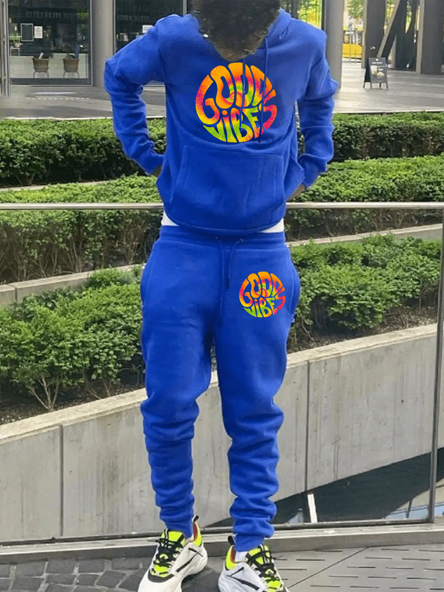 Herren Jogginganzug Bunt Grafik Design Sportlich - BerlinGlamour